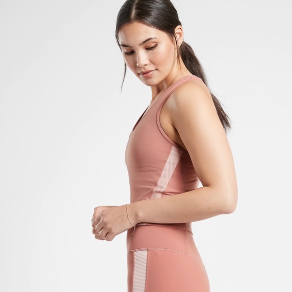 Athleta Rib Shanti Crop Tank - Picture 3 of 4